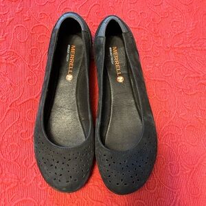 NWOT Merrell Mimix Haze size 7 black leather ballet flats
